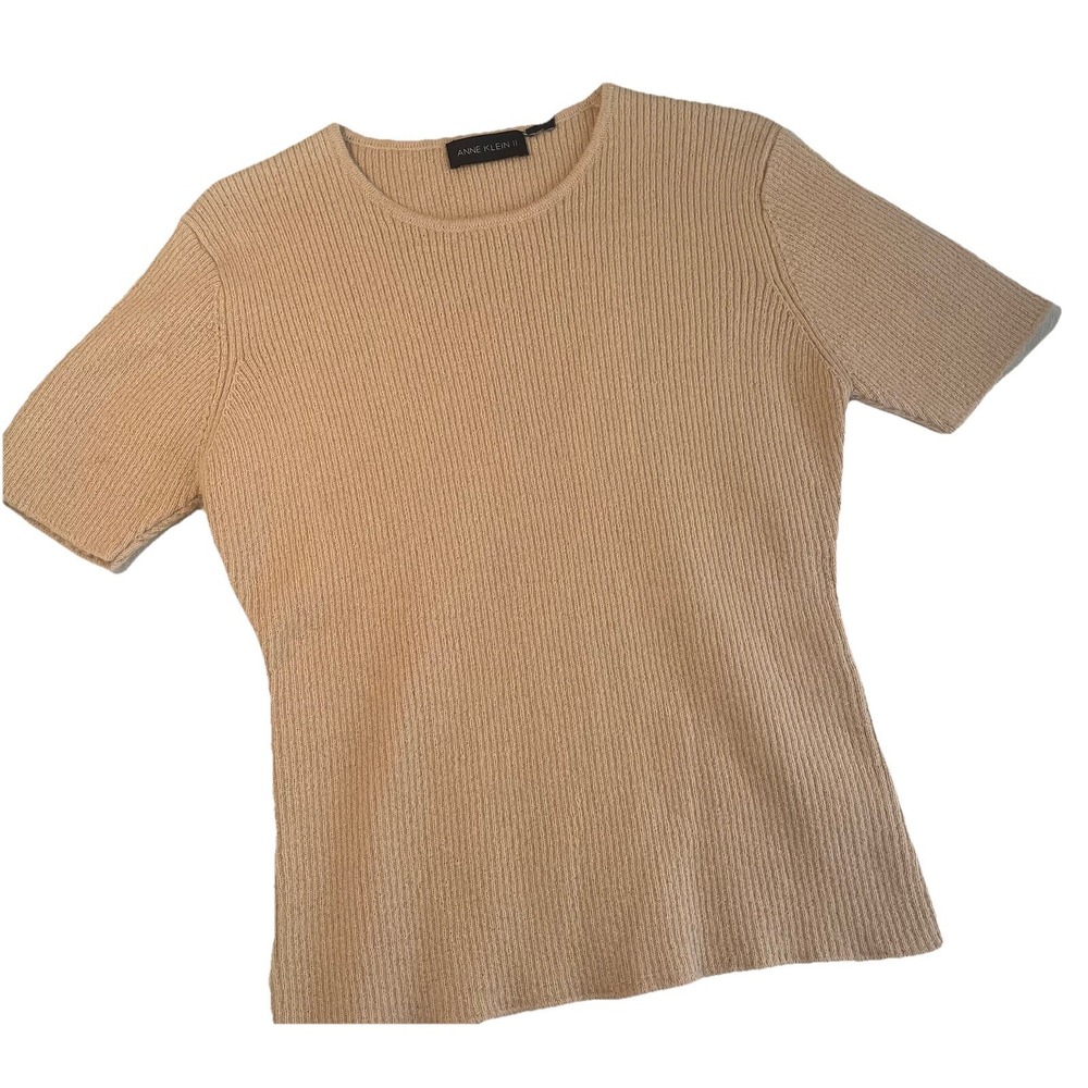 Anne Klein II Women's Mohair Sweater Shirt Sleeve Shirt Business‎ Casual Money